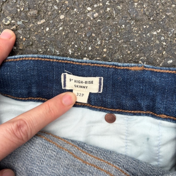 Madewell 9" High-Rise Skinny Jeans Size 32P - Picture 5 of 5